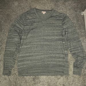 Grey Merona v-neck sweater TBD Z